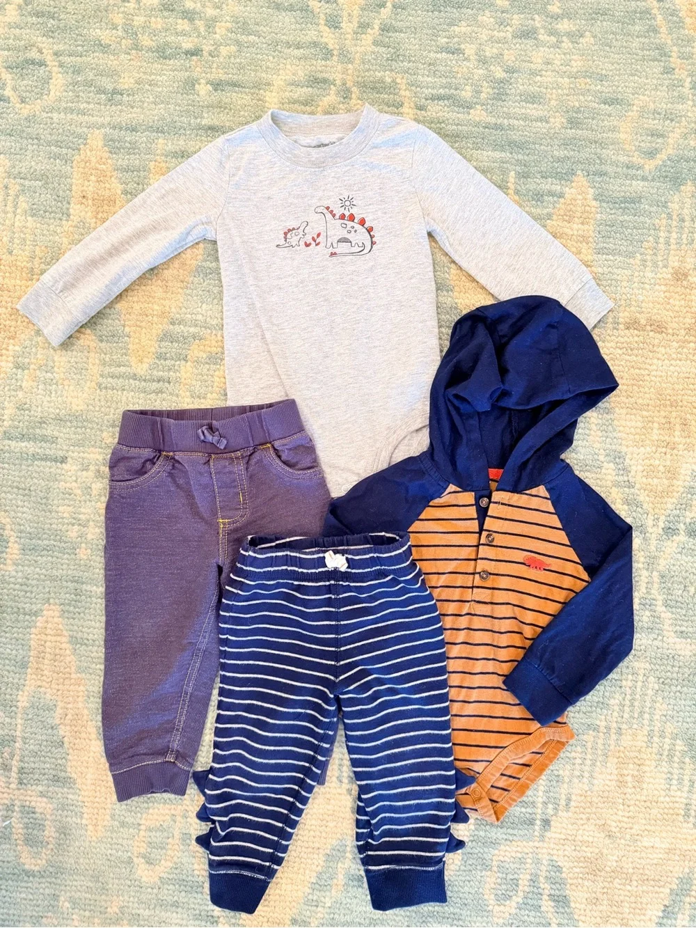 CARTER’S | Boys 4 Piece Dinosaur Set